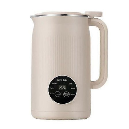 1200ml Automatisk Nøttemelkemaskin med Selvrengjøringsfunksjon - 8 Programmer for Fersk Plantebasert Melk i Britiske Hjem