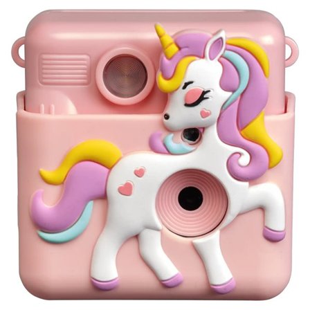 Lasten kamera lämpötulostimella – 20 MP, 1080P-video, silikonikuori, pelejä