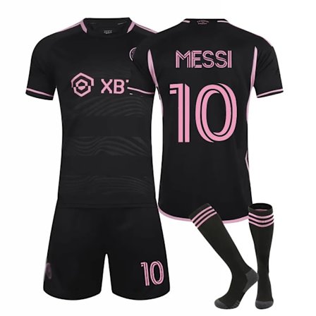 Miami Home and Away nr. 10 Lionel Messi International Major League Soccer drakter sett voksen drakt (sokker inkludert)