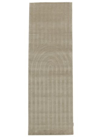 Tapis De Laine Eve Greige Corridor Petit Oeko-Tex