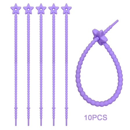 10 kpl nippuside silikoniköysi VÄRI 5 VÄRI 5