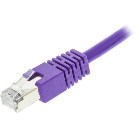 F/UTP Cat6 patch cable, LSZH, 0.5m, purple
