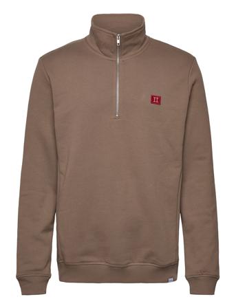 Piece Half-Zip Sweatshirt Beige Les Deux
