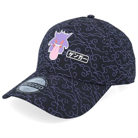 Difuzed - Schwarz adjustable Cap - Pokémon - Gengar Japan Adjustable Cap-os @ Hatstore
