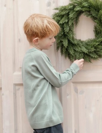 Hanevild Bertil Blouse, Merino Wool - Green - 98