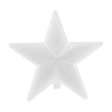 Juletræstoplys Stjerne Silikonform Epoxystøbeform Til Hjemmefest Dekoration (FMY)