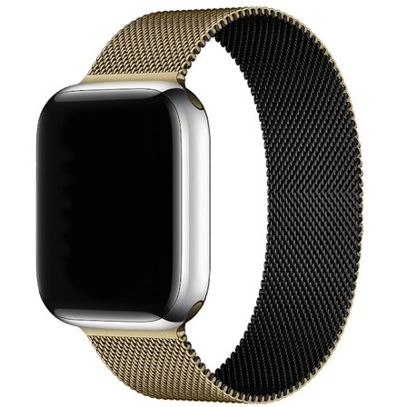 Urrem til Apple Watch iWatch 44/45/46/49mm Guld Sort P
