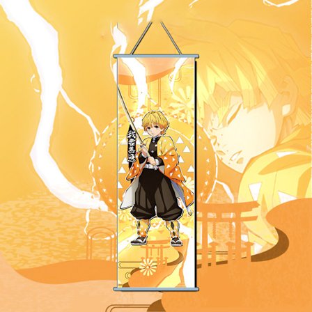 Tegneserie Hengende Silketrykk Anime Plakat Hjem Dekor Dormitor Soverom Type 1