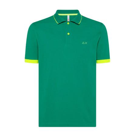 Sun68 A32118 Short sleeve polo shirt Grøn, Herre