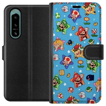 Kompatibelt Plånboksfodral till Sony Sony Xperia 5 IV Nintendo Mario Mönster Switch Spel