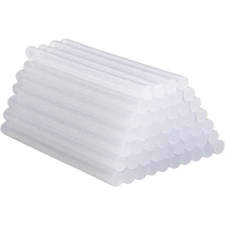 Limstaver for limpistol - 50 stk - 7 mm x 100 mm Resin EVA Smeltelim - Transparent lim for kunst og håndverk