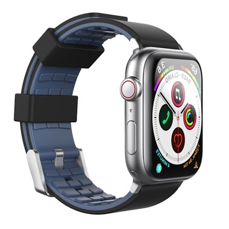 Noir Duotone Armbånd for Apple Watch 45mm 44mm 42mm, Armbånd
