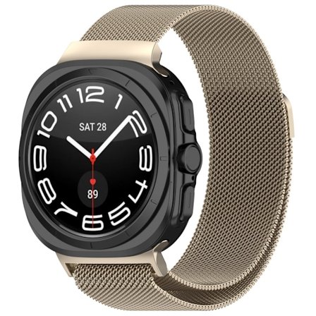 Milanese Armband Samsung Galaxy Watch Ultra 47mm Champagne Guld