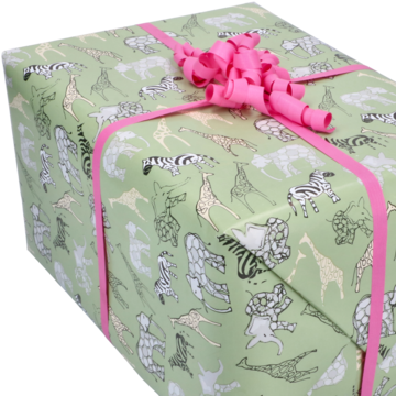 Gavepapir Safari Green