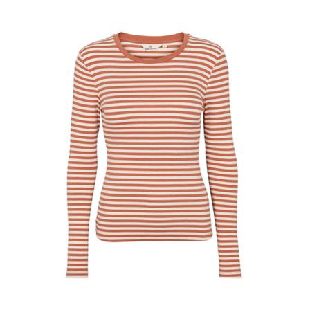 Basic Apparel Ludmilla Long Bluse Orange, Dame