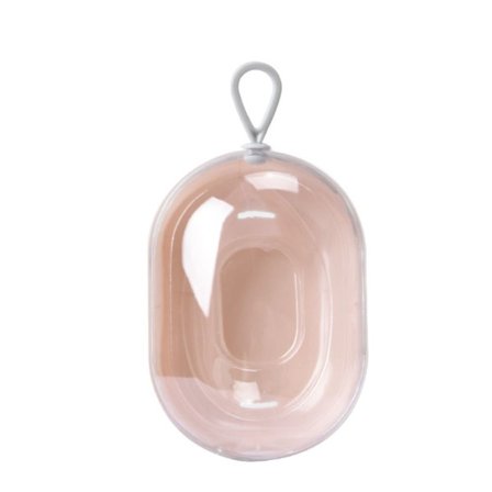 Beauty Egg Förvaringslåda Powder Puff Förvaringslåda ROSA