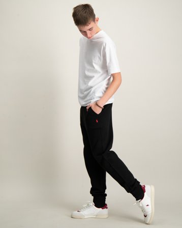 Polo Ralph Lauren Fleece Jogger Pant Musta Housut Pojat - Kids Brand Store