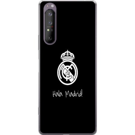 Sony Xperia 1 II L pin kyv kuori Real Madrid Emblem Jalkapallo Ylpeys Valkoinen Kulta Seuramerkki Mestarit La Liga Fanit Ikoninen Urheilu