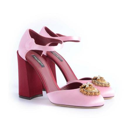 Dolce & Gabbana, High Boots Roze, Dames, Maat:39 EU