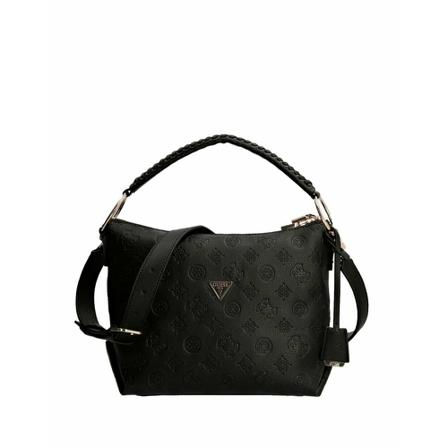 Guess Halaina Håndtaske Sort, Dame Skuldertasker, Størrelse: ONE Size