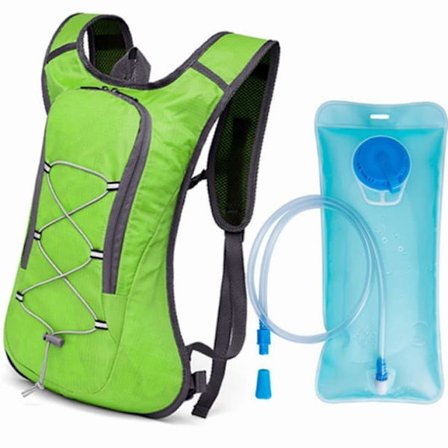 Cycling Backpack / Sporty Hydration Pack with 2L Water Bladder – Perfect for Cycling, Running and Hiking