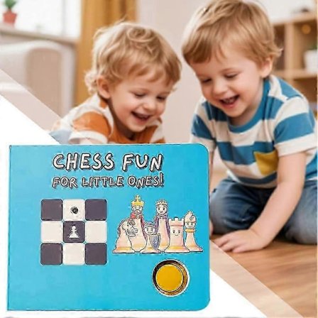 Interaktiivinen shakkikirja lapsille - Hauskoja strategiapelien alkeita pojille ja tytöille. Opi pelaamaan shakkia (h)