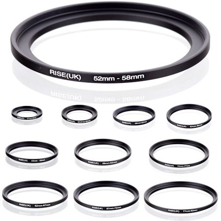 Step-up ringar 37-82 mm. Välj storlek i listan!