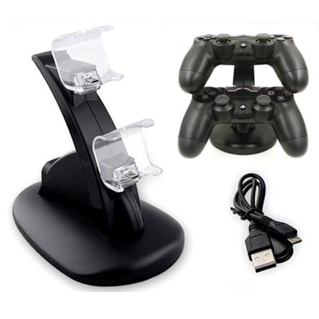 {XJ}PS4 Ladestation Oplader Controller/Håndholdt Controller Playstation