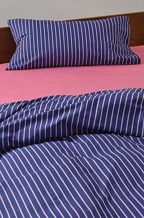 Jotex - Örngott 50x90 Cm Ekologisk Koboltblå/rosa SIMA - Köp Örngott hos Jotex