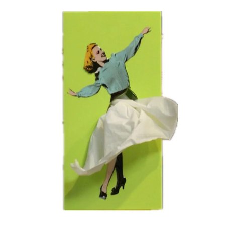 Klassisk vevseske for jenter Morsomt veskeveske for barn GRØNN