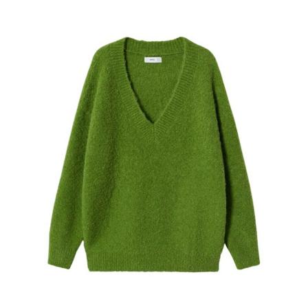Mango Sweater -- Grøn, Dame