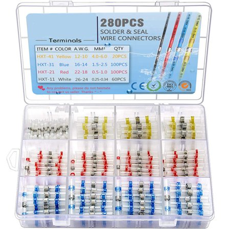 Elektriske kabelsko Lodde Varmekrympeslange Elektrisk kobber Loddet