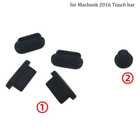 Mjuk silikon antidammpluggar Set för Book Air13.6 M2 A