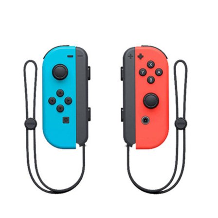 Nintendo Switch-kontroll Joycon trådlös Bluetooth-spelkontroll fjärrväckning med snöre