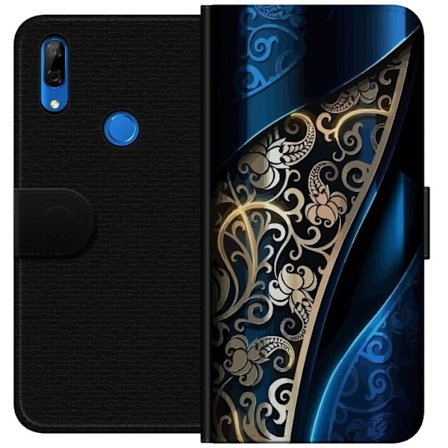 Yhteensopiva Lompakkokotelo Huawei P Smart Z Sininen ja Kulta