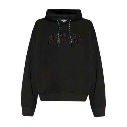 Versace Jeans Couture Hoodie with logo Sort, Herre