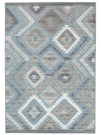 Tapis D’intérieur/Extérieur Lavable Sabine - Bleu 160X230 Dans Un Style Moderne