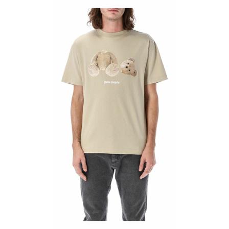 Palm Angels T-Shirts beige, Herr, Herr, Storlek: L