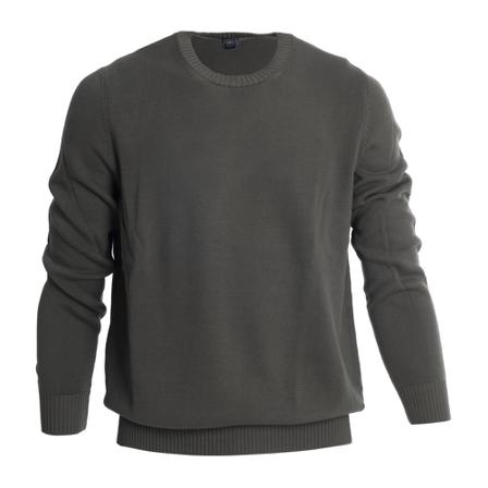 Fedeli Cotton Crew Neck Sweater Grøn, Herre