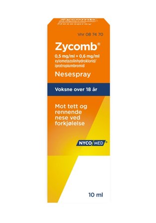 Zycomb nesespray 10 ml