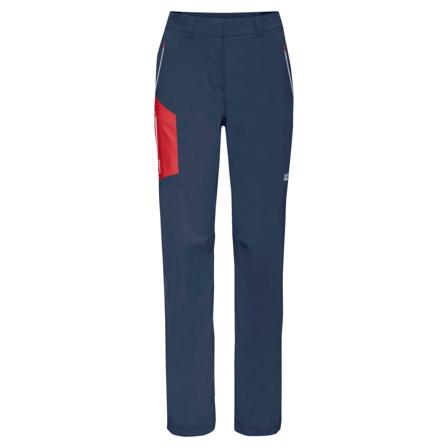 Jack Wolfskin Women's Overland Pants (2021) Women hiking trousers Blue 34