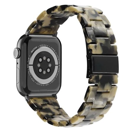 Apple Watch (45 mm) klockarmband i resinmodell - Matt Armégrön