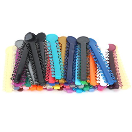 40 st Dental Ligaturer Tandställning Tänder Ortodontiska Fästen Tillbehör