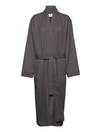 Jbs Of Dk Waffel Bathrobe Fsc Morgenkåbe Grå JBS Of Denmark