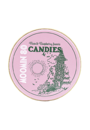 Sockerbageriet Moomin Rose & Raspberry Skafferi torrvaror Rosa 40G