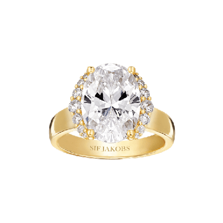 Sif Jakobs Jewellery Ellisse Grande Ring Ringar Dam Guld 52