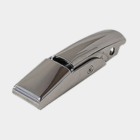 Fecho excêntrico Roca 416, 145 - 155 mm, coberto, com ferragem de tampa, aço inoxidável AISI 316 resistente a ácidos