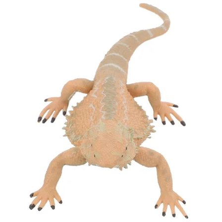 Bearded Dragon Figur Realistisk Plast Ödla Reptil Figur Pedagogisk Rekvisita
