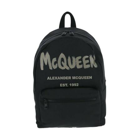 Alexander McQueen Rugzak , Zwart , Heren , Maat: ONE Size Rugzakken