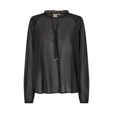 MOS Mosh Eisa Cotton Bluse Sort, Dame